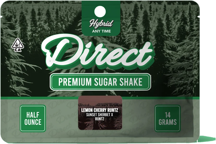Direct Lemon Cherry Runtz 14G Premium Sugar Shake bag