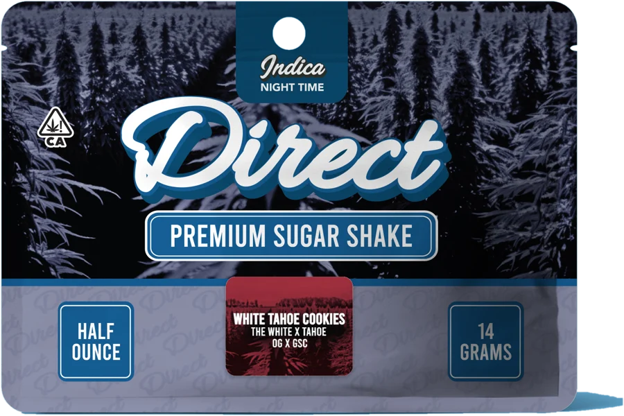 Direct White Tahoe Cookies 14G Premium Sugar Shake bag